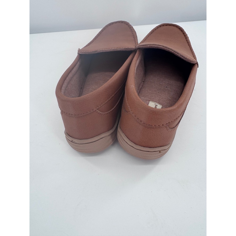 MySlippers Leather Moccasin Loafers Mens 13 Brown 74462-07 Excellent Slip On - Picture 5 of 9